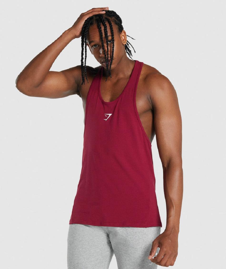 Stringers Gymshark Critical 2.0 Hombre Burdeos | CO 3567KOR